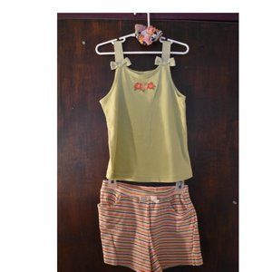 💚Gymboree- 2-piece tank top/short set- size 7/8